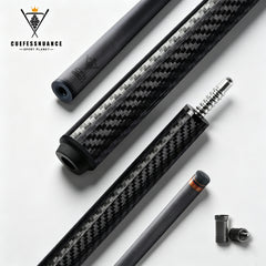 CFN-Carbon Fiber Pool Cue - Twill - 11.8mm (S)