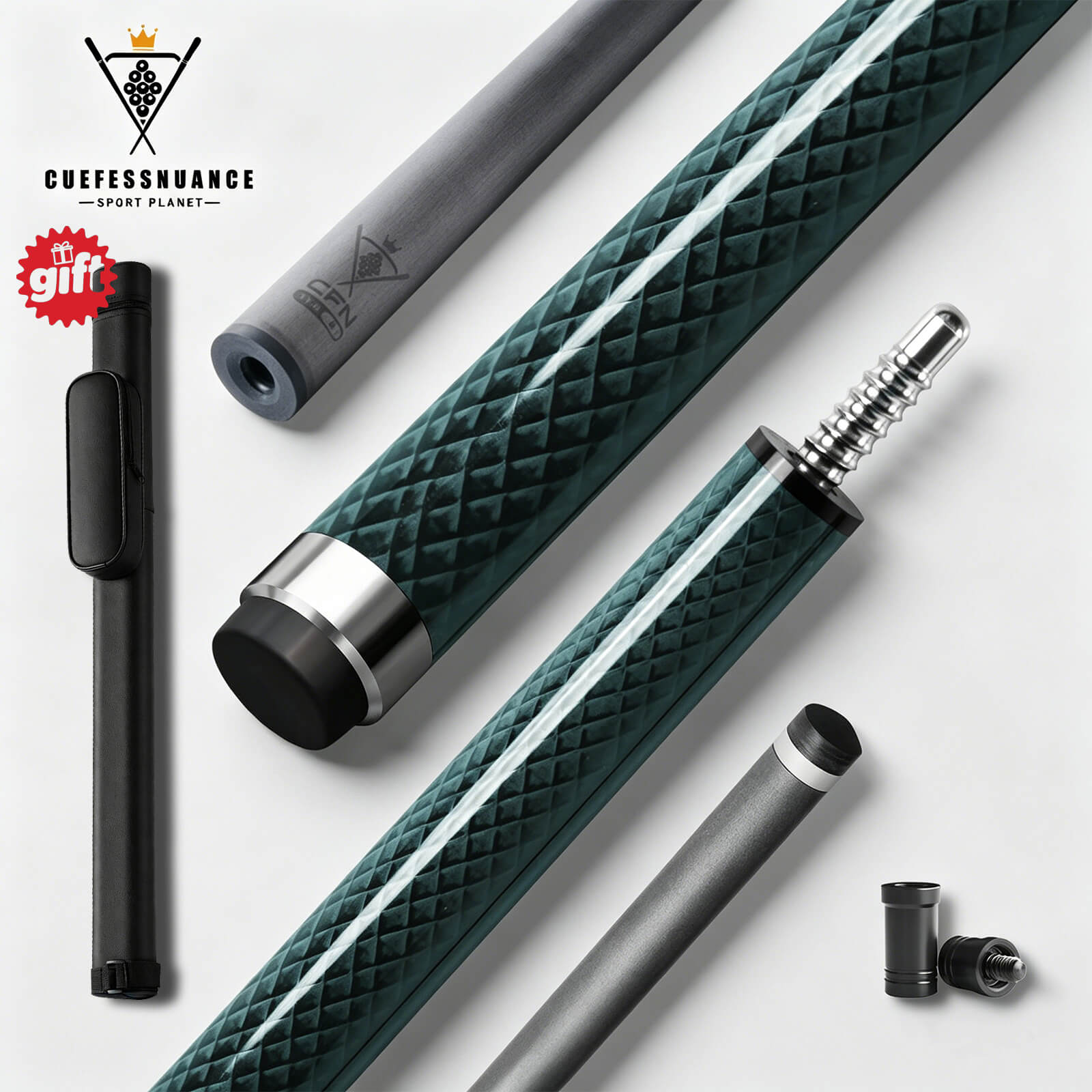 Cuefessnuance - Carbon Fiber Pool Cue - COC - 12.5mm (M) – CFN-CUES