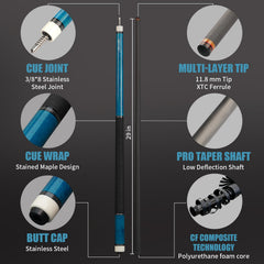 CFN Carbon Fiber Pool Cue - Customization