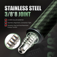 CFN-Carbon Fiber Pool Cue - Twill - 11.8mm (S)