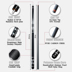 Cuefessnuance - Carbon Fiber Pool Cue - Church 05（12.5mm）