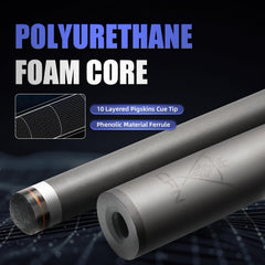 29" 5/16-14 Carbon Fiber Pool Cue Shaft