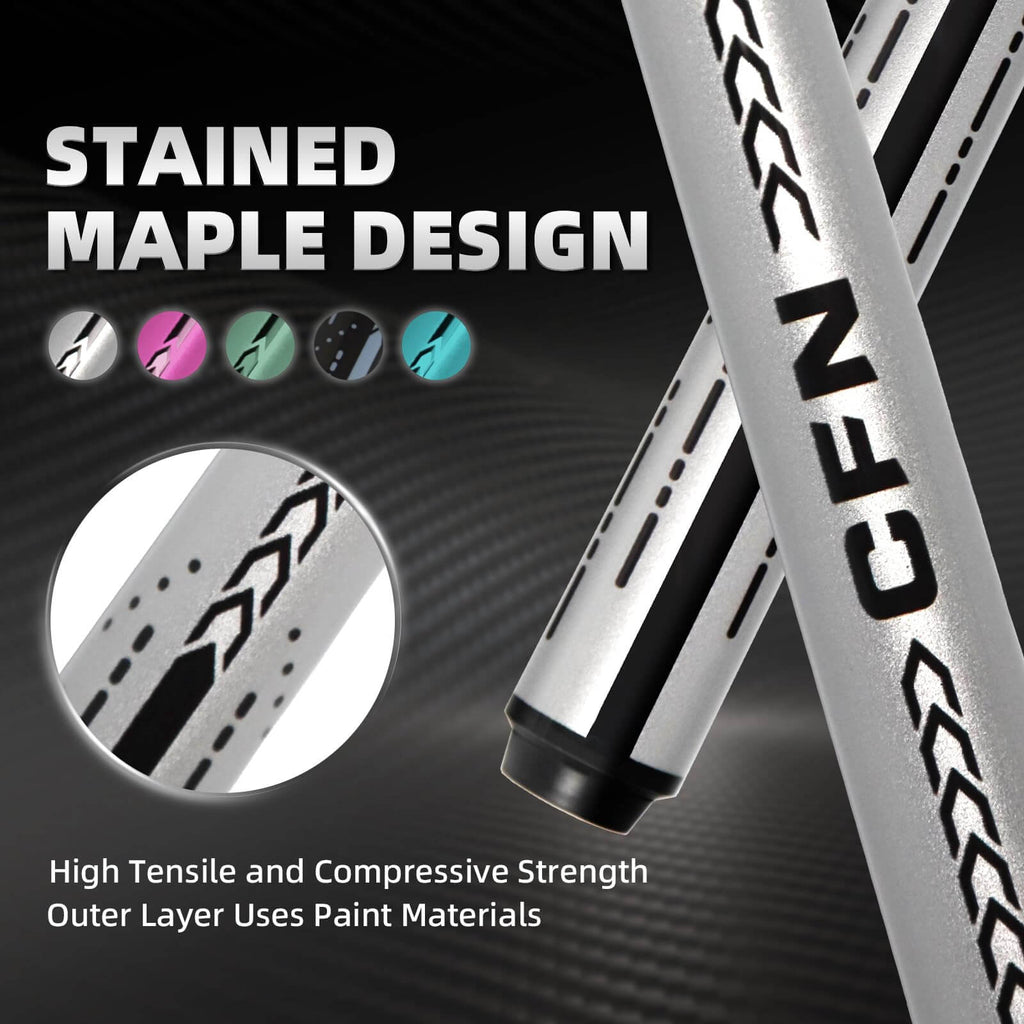 Cuefessnuance - Carbon Fiber Pool Cue - Vibrant Series (11.8mm)