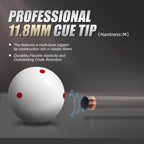 Cuefessnuance - Carbon Fiber Pool Cue - Vibrant Series (11.8mm)